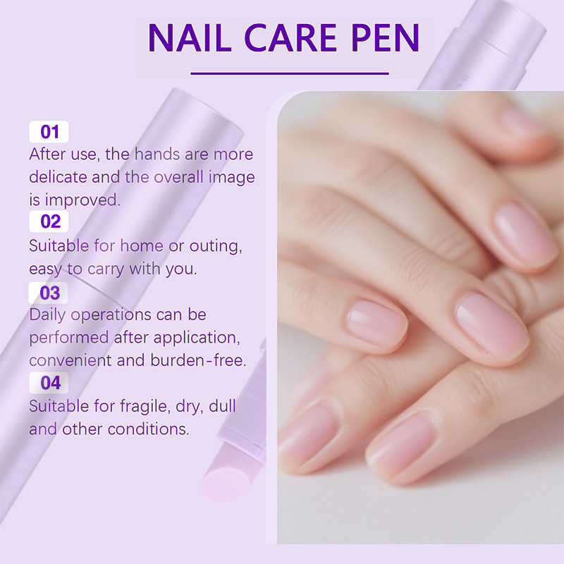 Cuticle Pusher Nail Oil Pen Portable Ceramic Cuticle Oil Pusher Pen ...