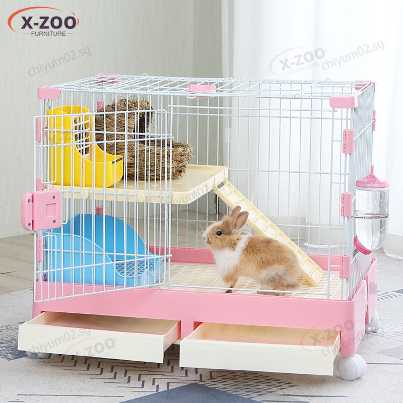 Breeding cage Automatic Self Cleaning Rabbit Cage with Rabbit urine ...