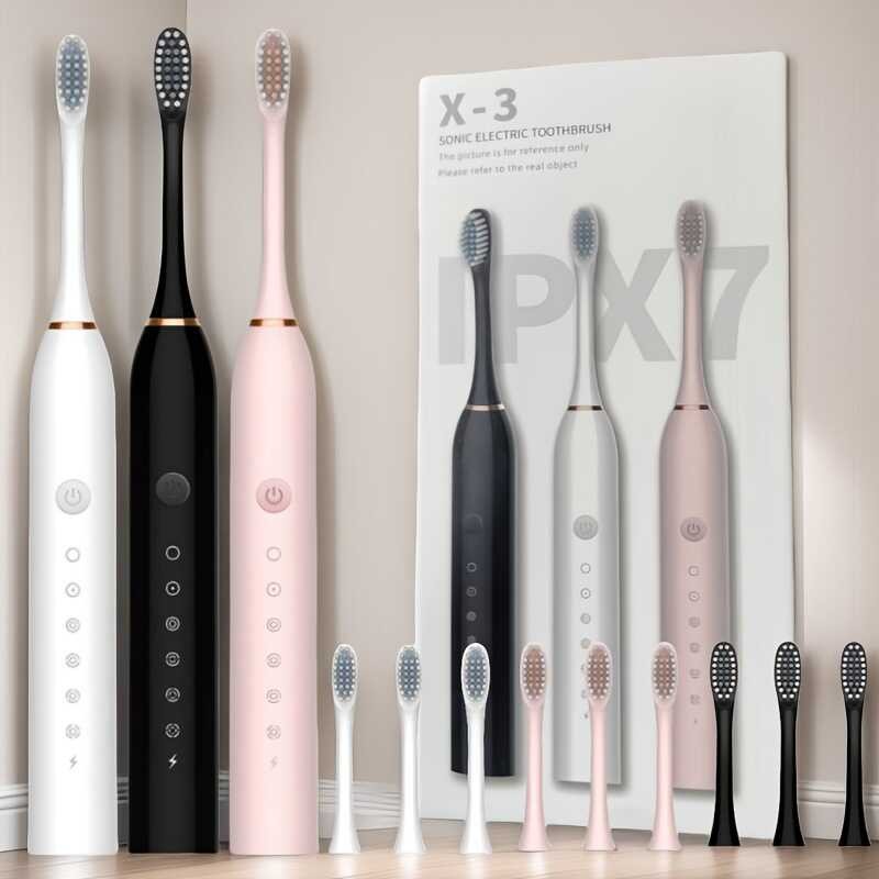 2025 High-Tech Sonic Electric Toothbrush 6-speed Setting Gentle ...