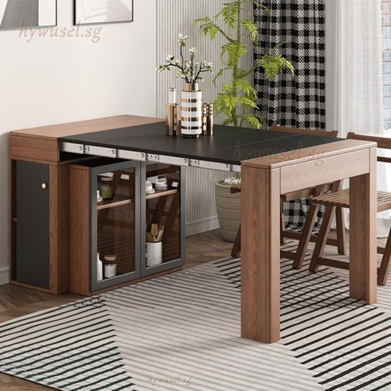 Hws Dining-table Folding Small Unit Expandable Stretching Dining Table ...