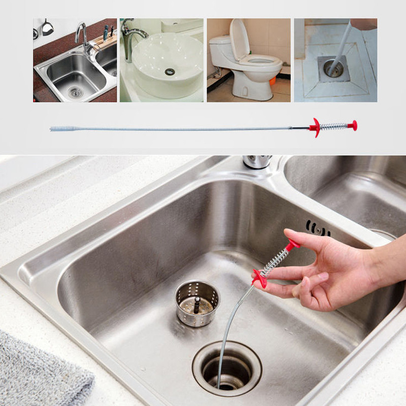 Multifunctional Pipe Dredging Tool Bendable Drain Auger Sewer Hair ...