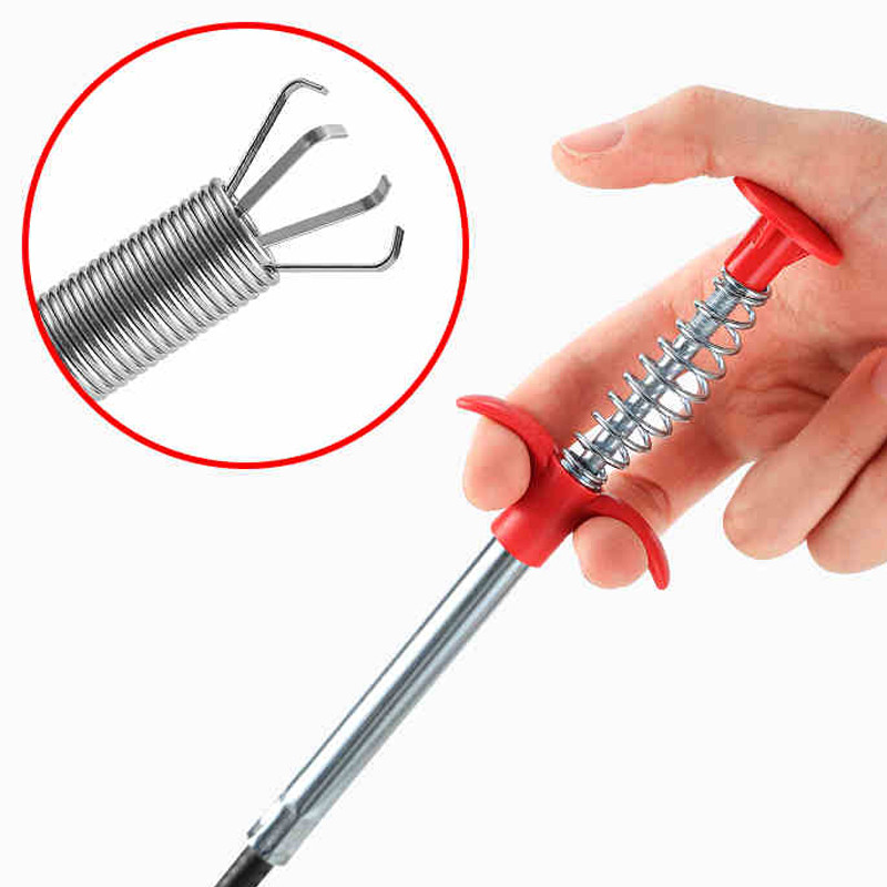 Multifunctional Pipe Dredging Tool Bendable Drain Auger Sewer Hair ...