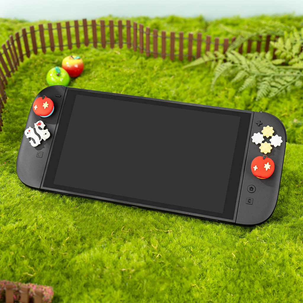 Silicone Cross D-Pad Button Caps Set Cute Joystick Cover ABXY Key ...