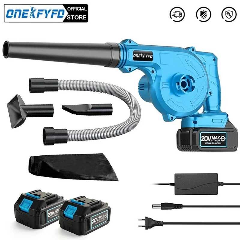 Cordless Electric Air Blower & Suction Portable Handheld Leaf Computer ...