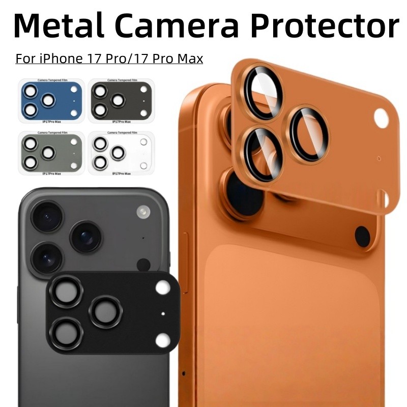 Camera Lens For IPhone 16 15 14 13 12 17Pro Max Mini Protector Tempered Glass - Foto 5