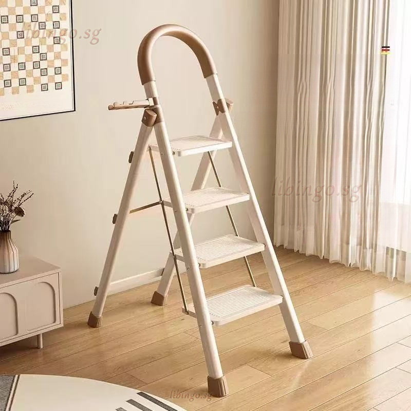 TANH Foldable Ladder Step 3 4 5 6 Step Ladder 150kg Bearing Slim Ladder ...