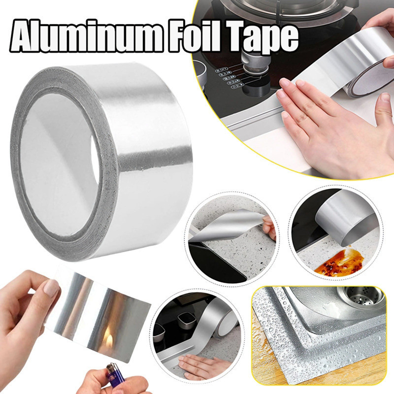 Aluminum Foil Tape Kitchen Stove Oil Proof Gap Sticker Waterproof ...