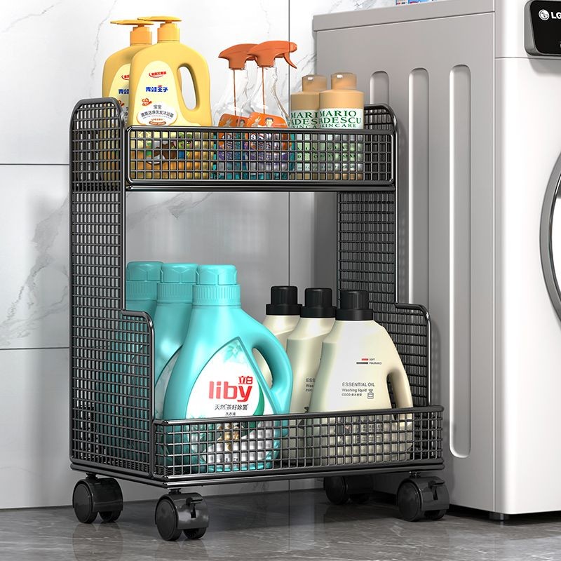 Bathroom Toilet Rack Toilet Storage Artifact Washing Machine Side Floor ...