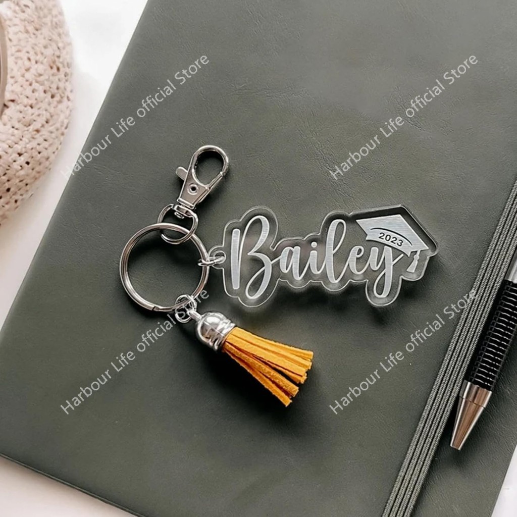 Personalized Graduation Keychain Gift Clear Acrylic Keychain for ...