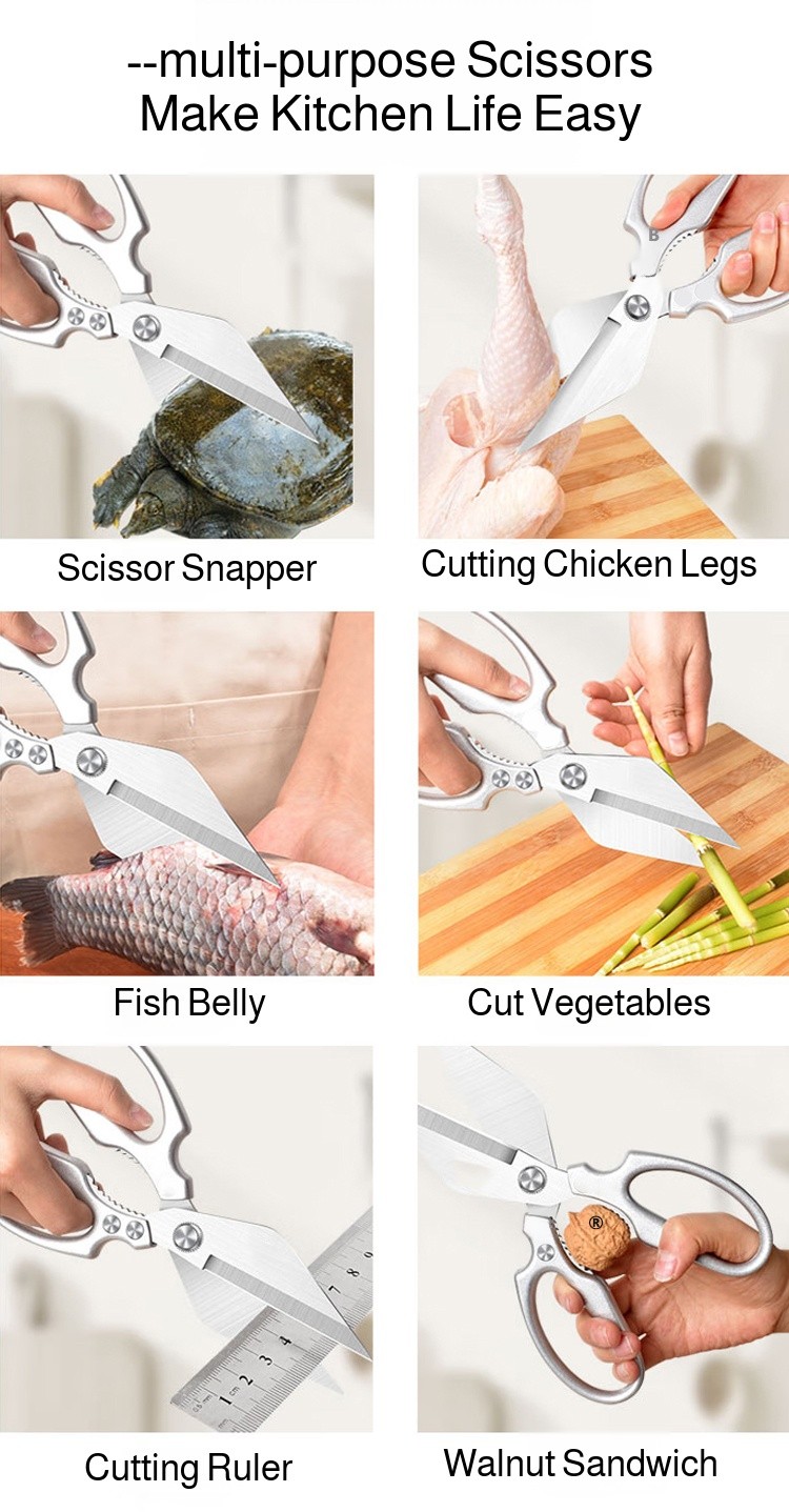 Household Stainless Steel Multi-purpose Scissors/Strong Multi ...