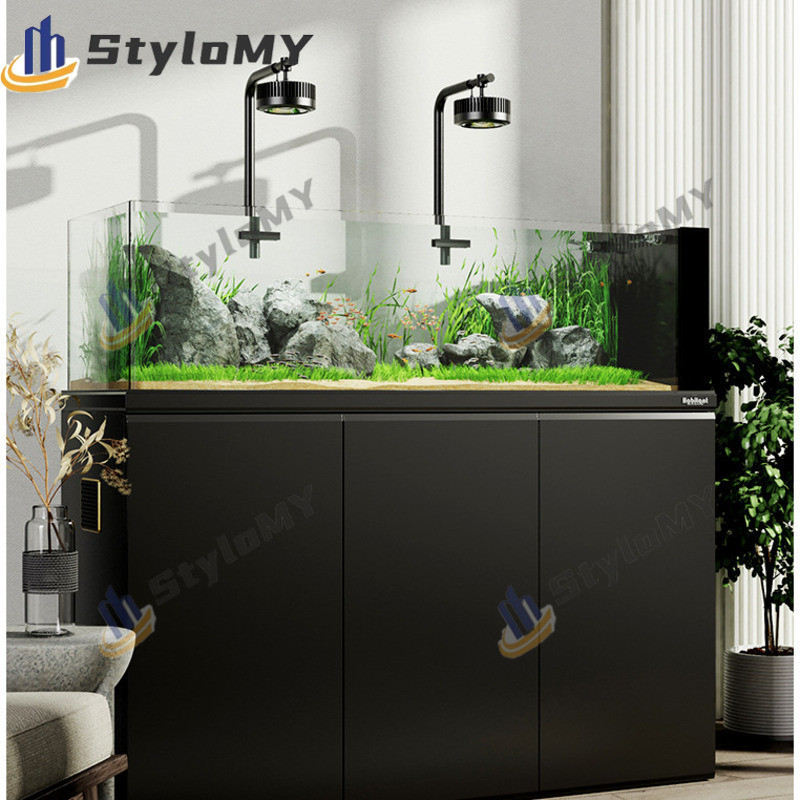 Stream Tank Fish Tank Bottom Filter Integrated Ultra-Clear Glass Medium ...