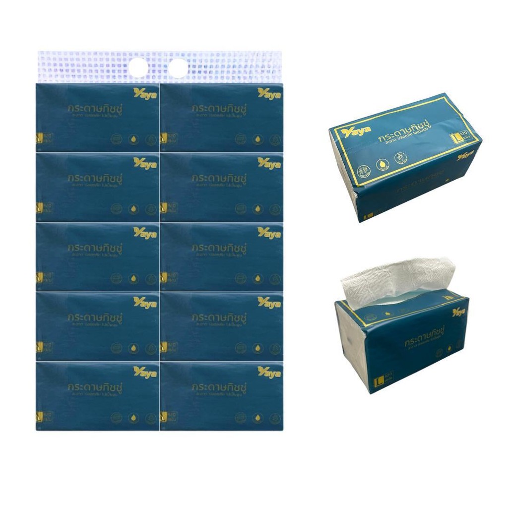 Tissue Paper Toilet Facial 3 Layers Thick 1 Pack 420 Sheets Sticky And ...