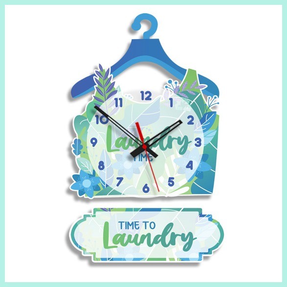 Laundry Room Wall Clock | Laundry Room | Laundry Sign | Shopee Singapore
