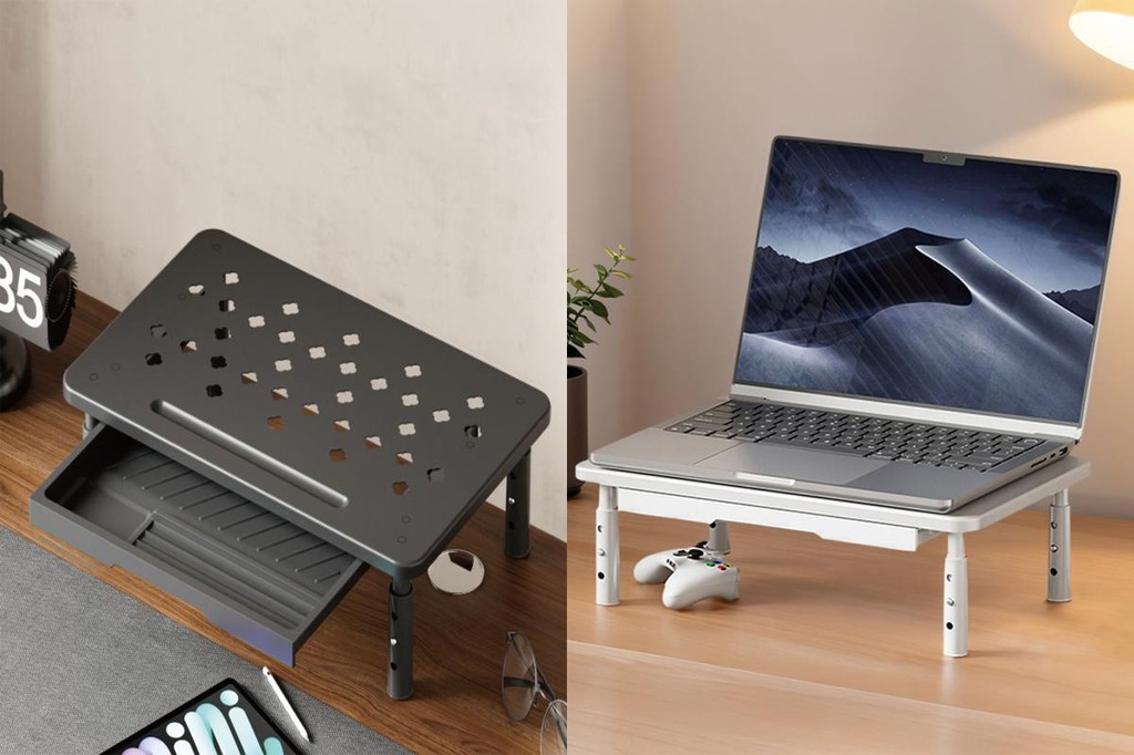 MO Three-level Height Adjustment Stand Ventilated Monitor Stand ...