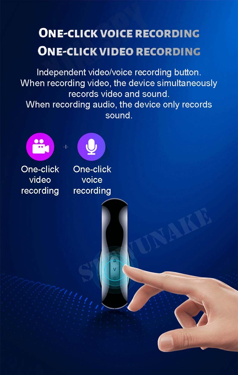 STTWUNAKE mini camera 1080P HD DV Digital Hidden Voice Video recorder ...
