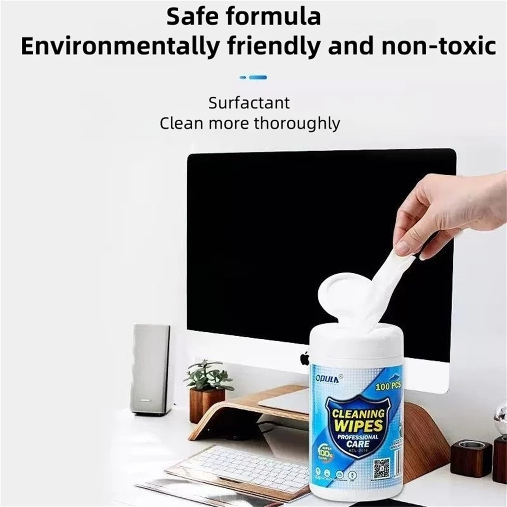 88Pcs Screen Cleaning Wipes Anti-Static Safe For LCD Laptop Computer TV ...