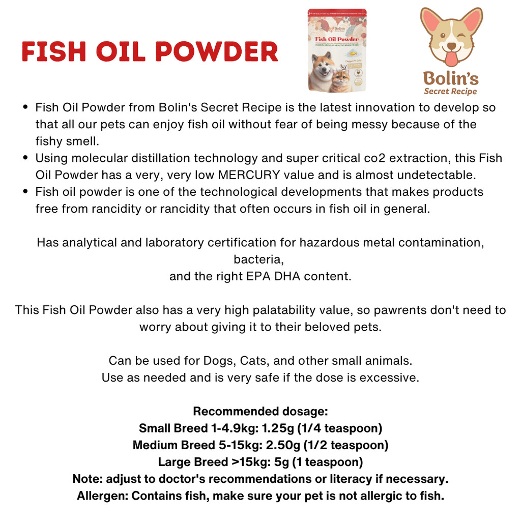 Bolin's | Probiotic/ Fish Collagen/ Goat Milk/ Fish Oil Powder/ UTI ...