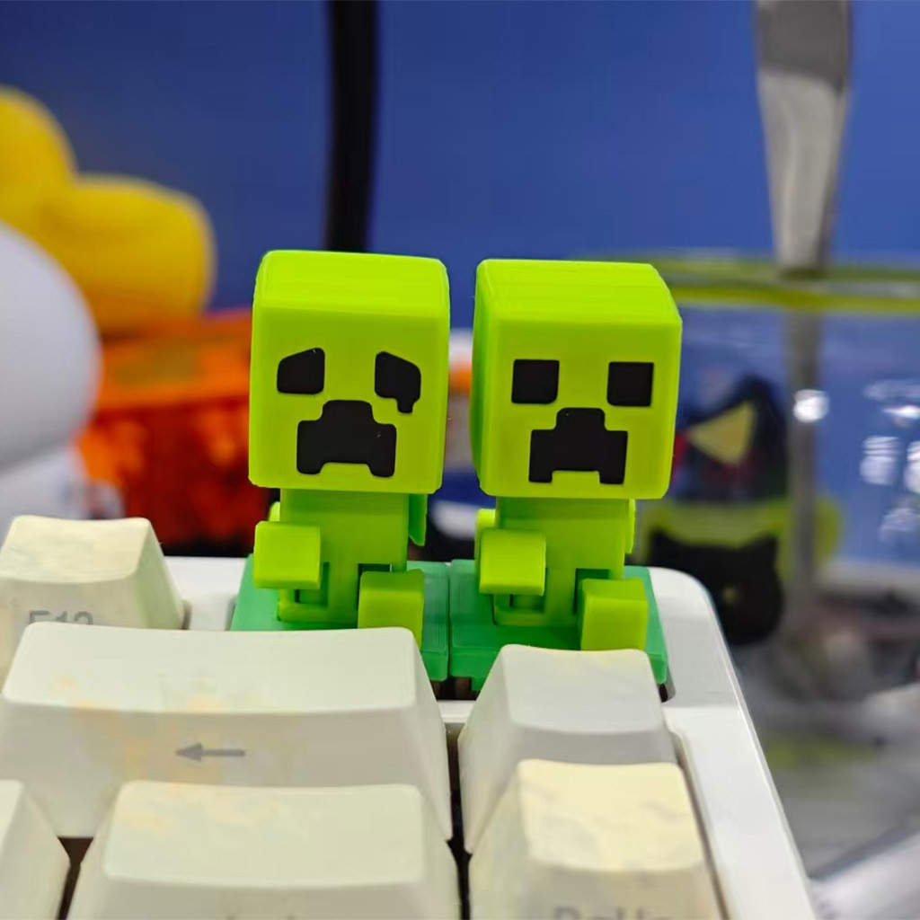 Minecraft Bee Keycaps Cute MX Switch 3D Mechanical Resin Keycaps ESC ...