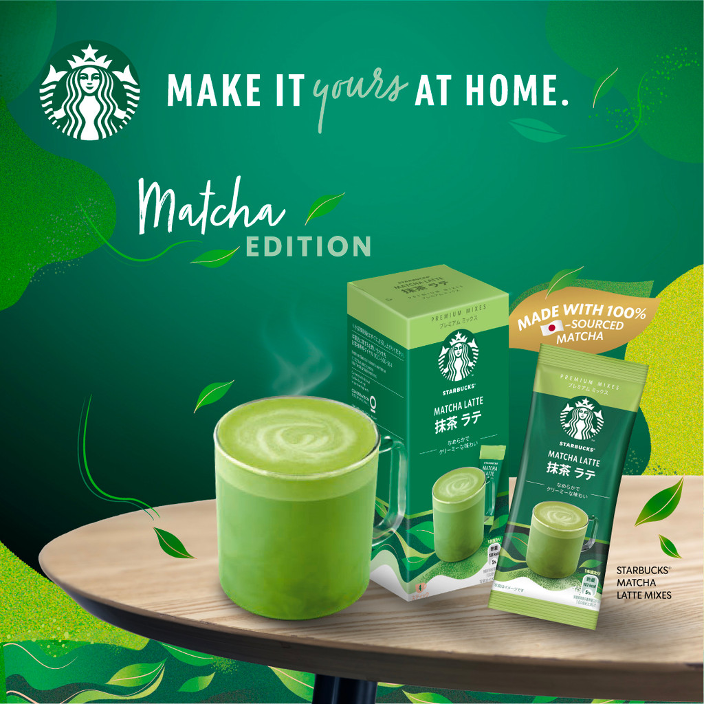STARBUCKS® Premium Instant Mixes Matcha Latte [Bundle] | Shopee Singapore