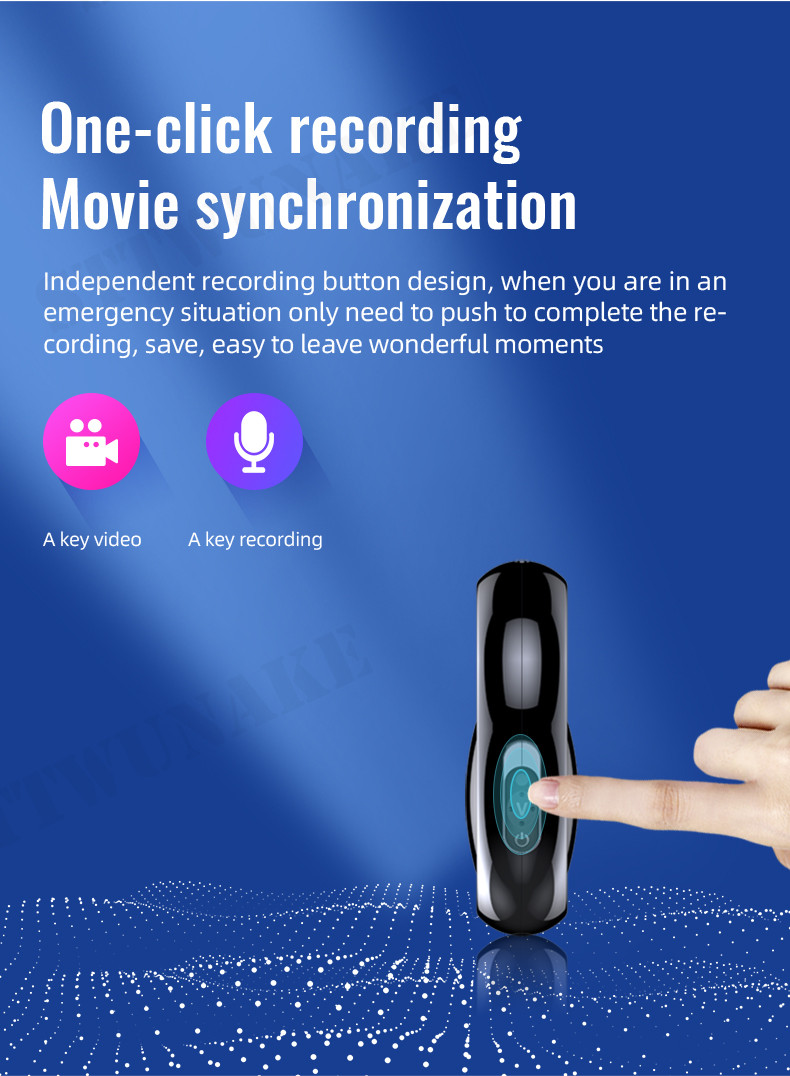 STTWUNAKE mini camera 1080P HD DV Digital Hidden Voice Video recorder ...