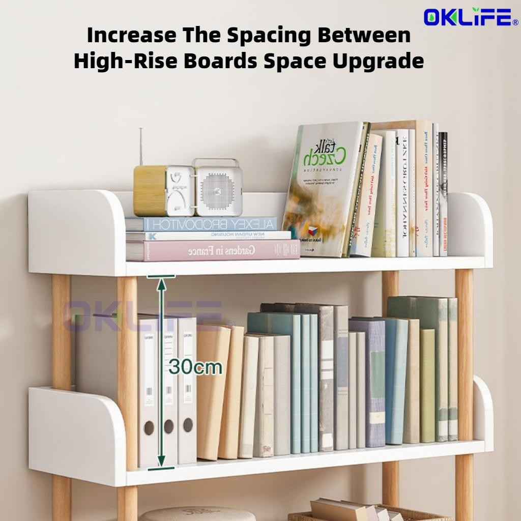 4 Layer Multi Purpose Storage Rack Bedroom Book Shelf Living Room Organizer Shelf Household Furniture view 4
