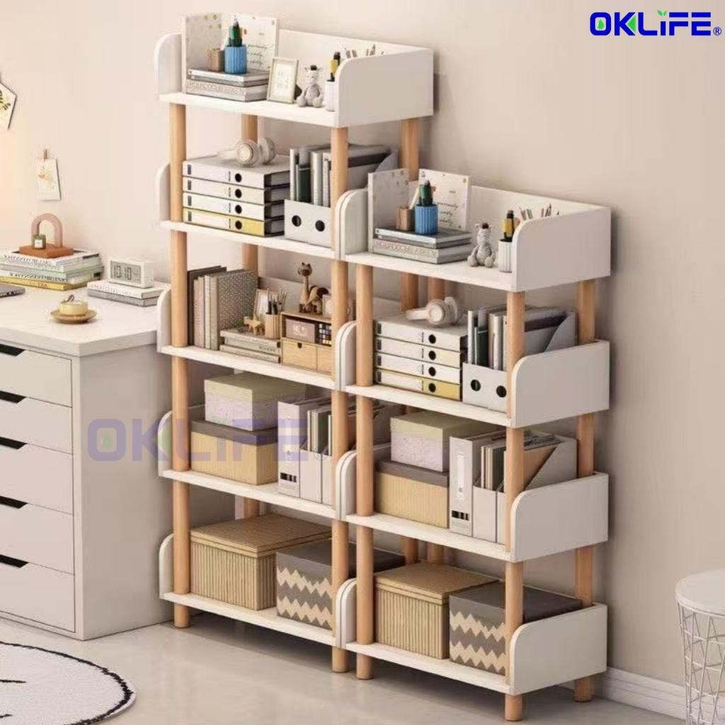 4 Layer Multi Purpose Storage Rack Bedroom Book Shelf Living Room Organizer Shelf Household Furniture view 3