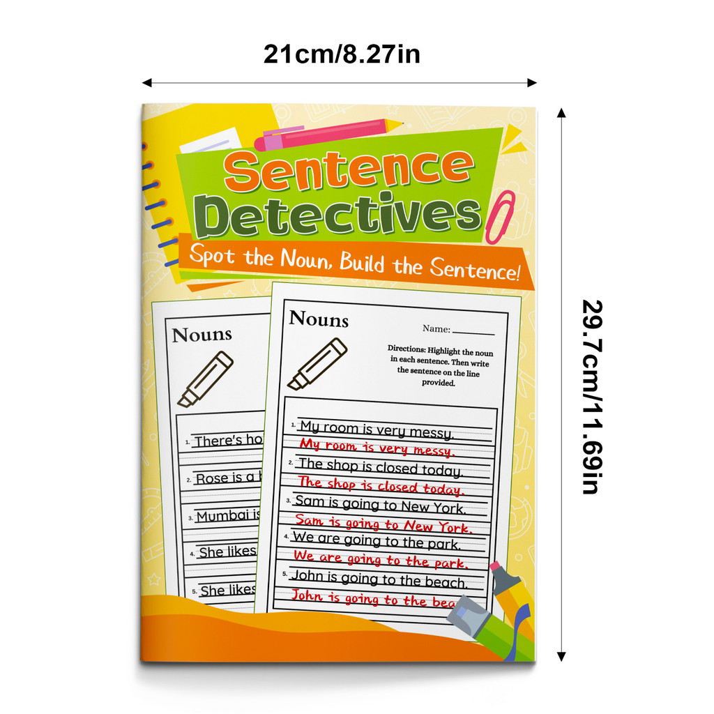 Sentence Detectives – English Grammar & Writing Workbook for Kids (Ages ...