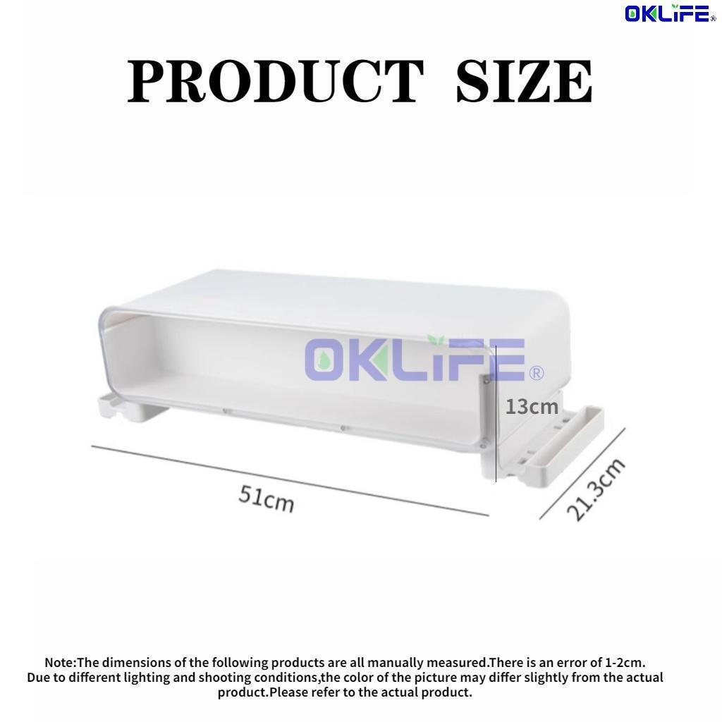 LED Light Monitor Stand With Transparent Blind Box Display Cabinet Multifunctional Desktop Storage Organizer view 6