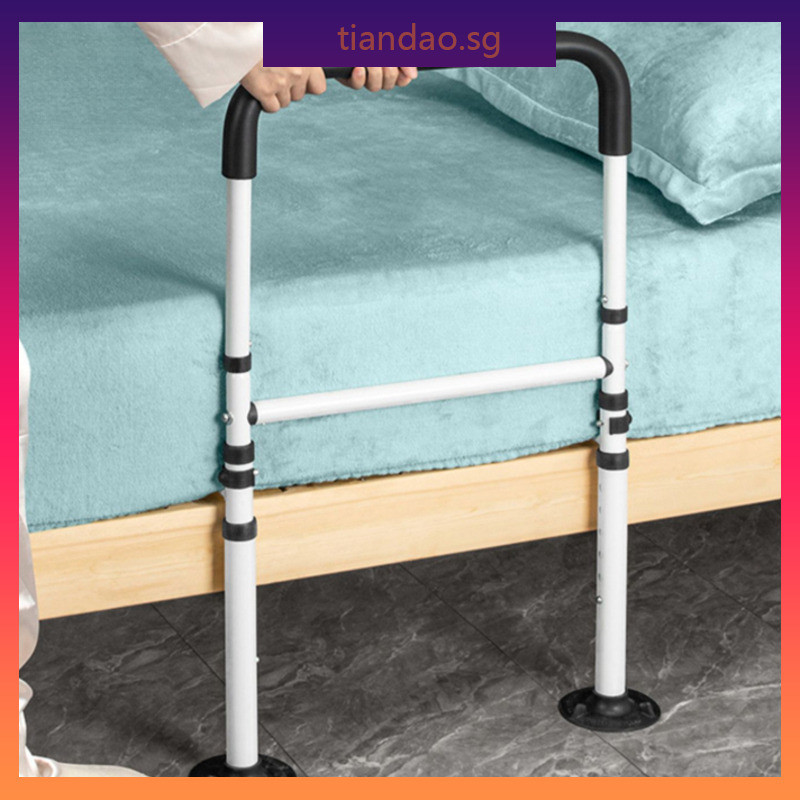 No-Installation Bed Rail Stand Up Bedside Armrest Elderly Aid Patient ...