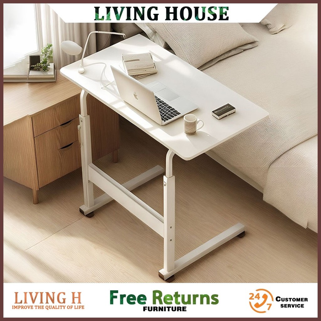 ∲ LIVING Adjustable table Portable Standing Computer Laptop Table Study ...