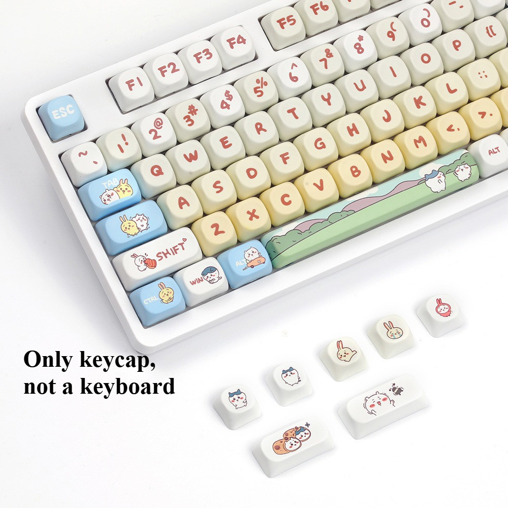 Amerteer Chiikawa Theme MOA Profile 121 Keys Keycaps for MX Switch ...