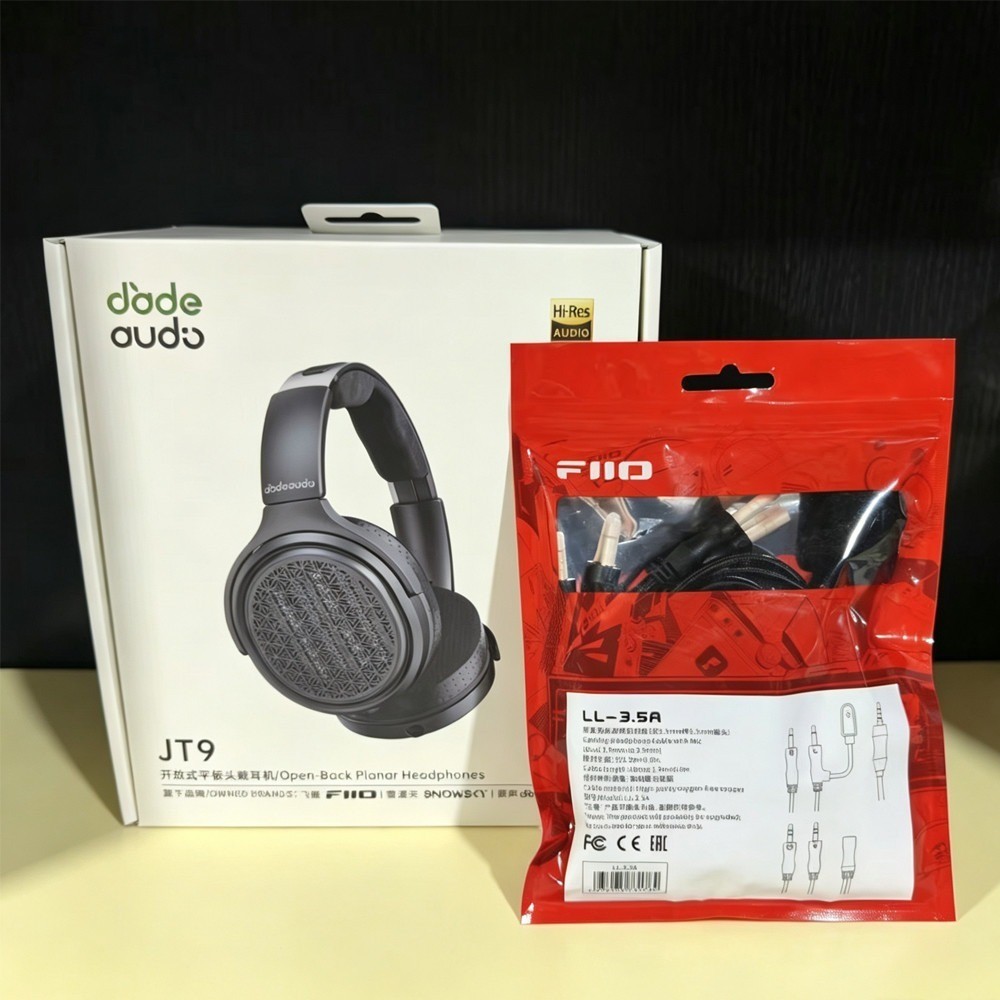 FiiO JT9 Over‑Ear Wired Headphones Hi‑Fi High Fidelity Monitor Headset ...