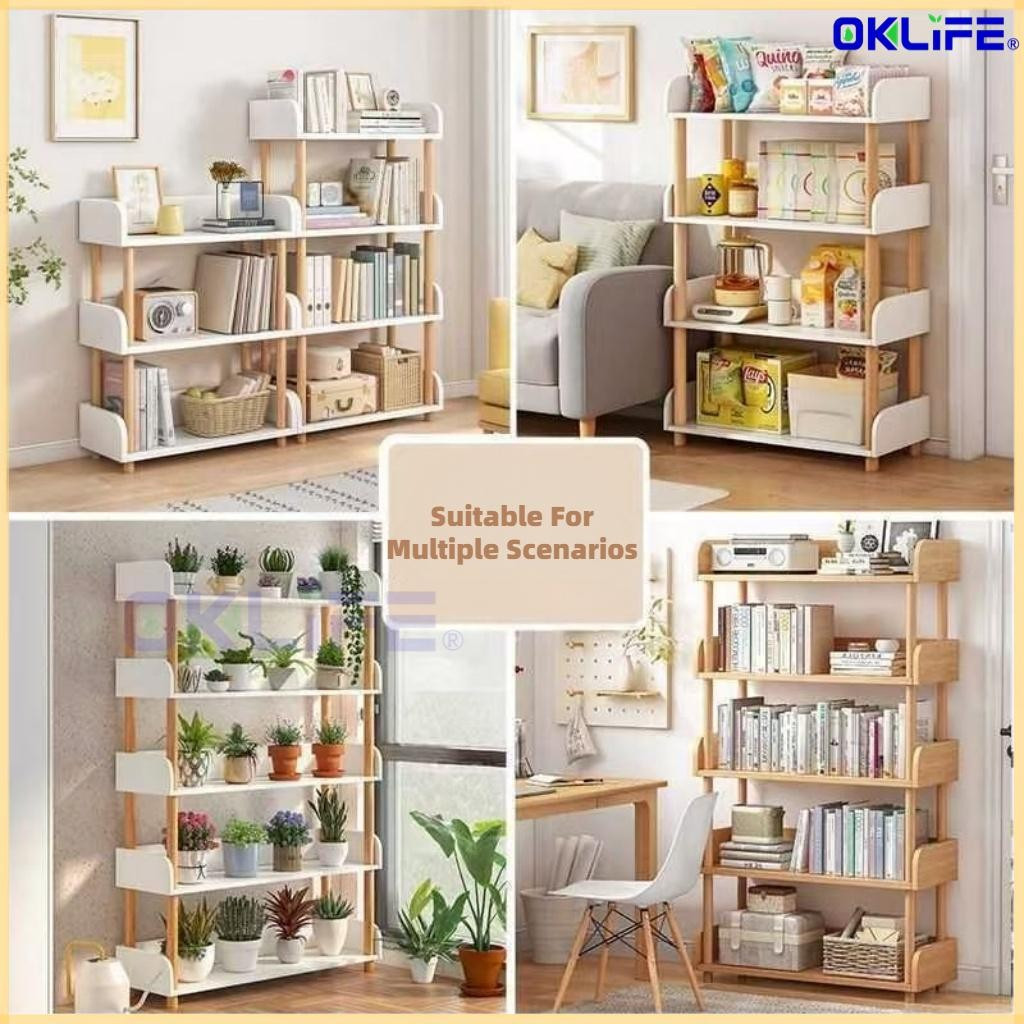 4 Layer Multi Purpose Storage Rack Bedroom Book Shelf Living Room Organizer Shelf Household Furniture view 9