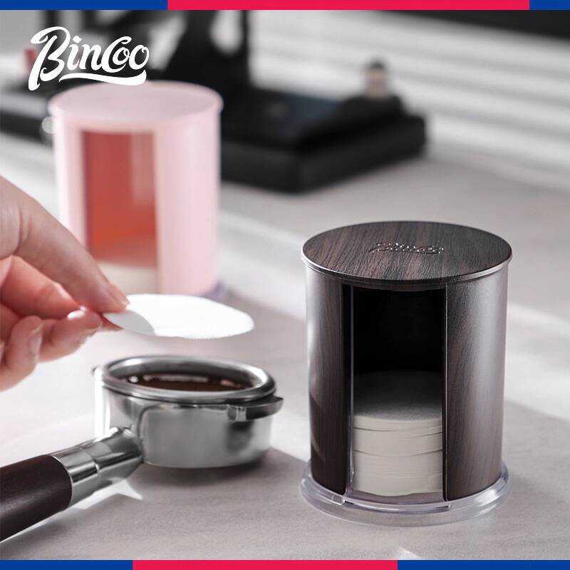 Bincoo Round Filter Paper Storage Box Italian Moka Pot Coffee Machine ...