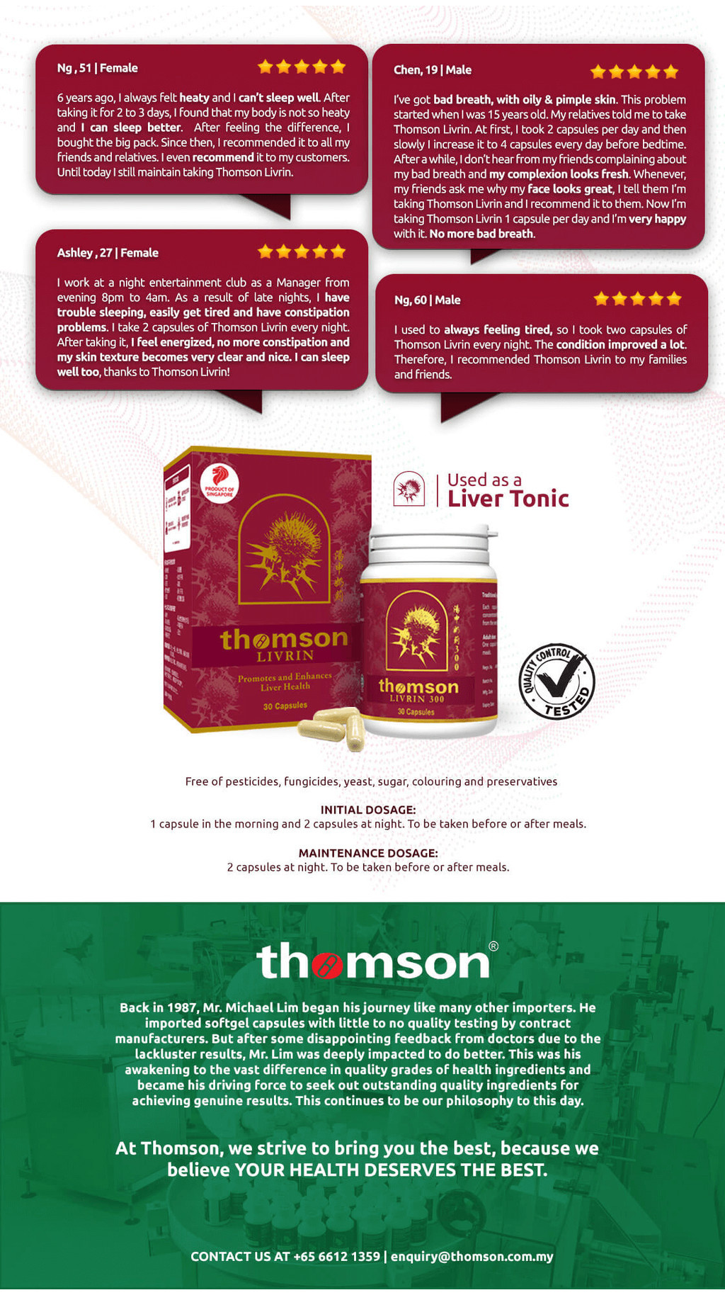 (300s) Thomson Livrin - Anti-Inflammatory and High in Antioxidant ...