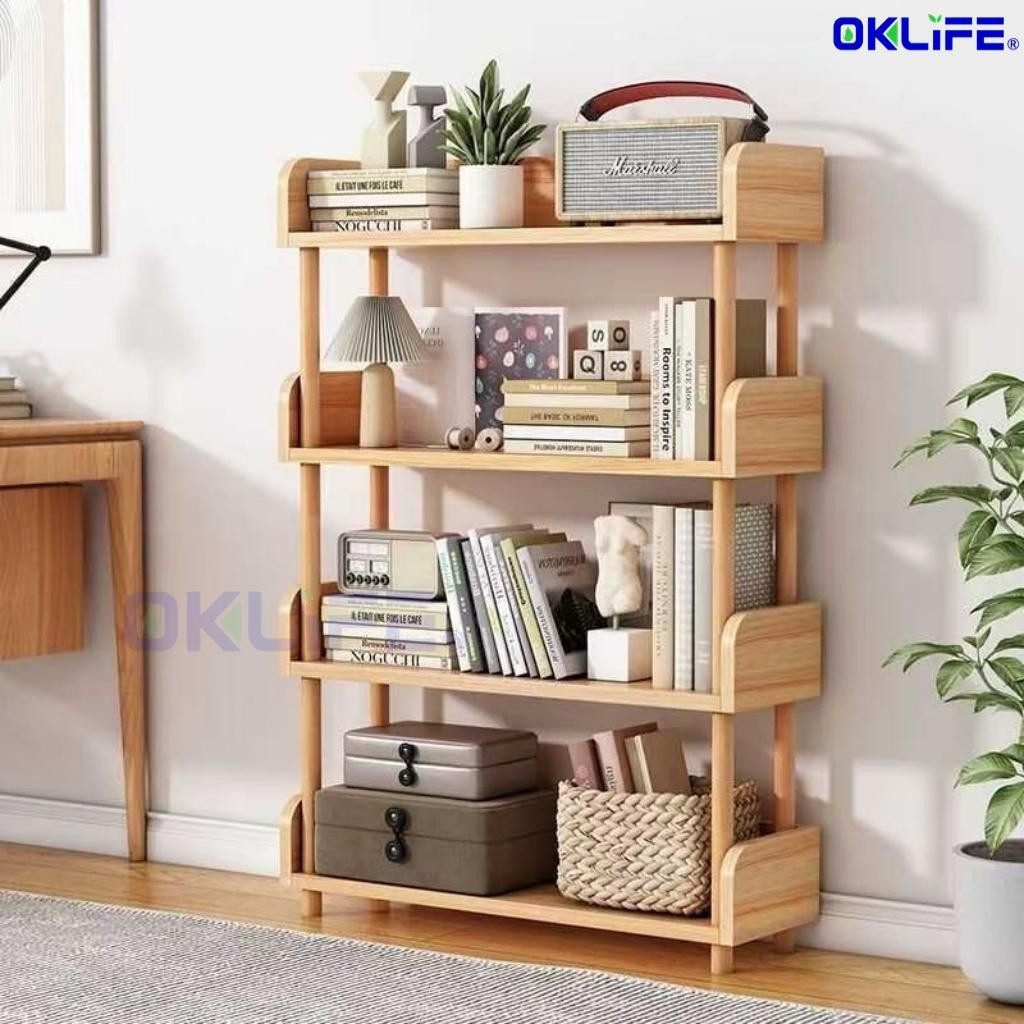 4 Layer Multi Purpose Storage Rack Bedroom Book Shelf Living Room Organizer Shelf Household Furniture alternate view