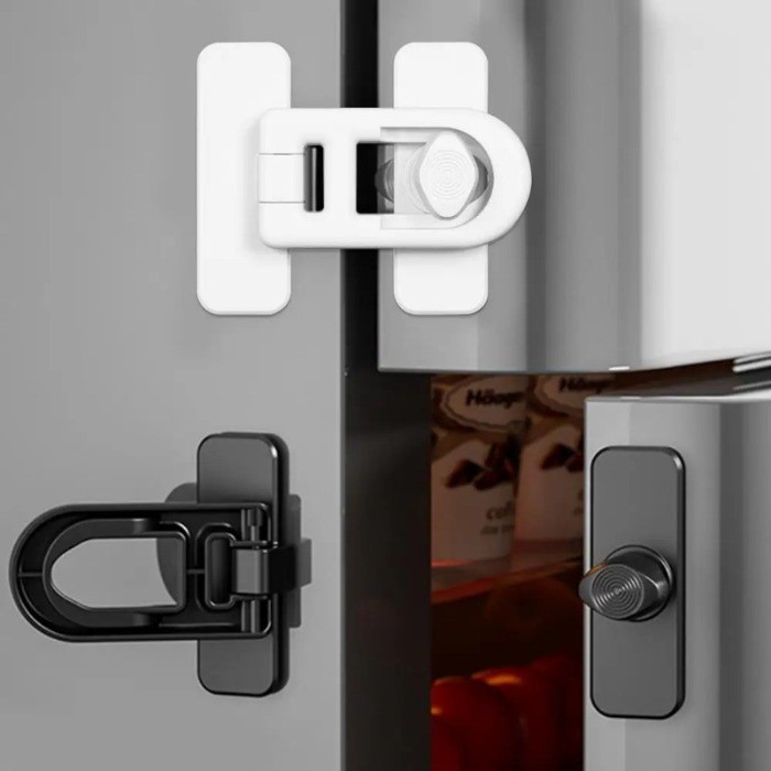 Child Safety Cabinet Locks Adhesive No Screw Latches for Drawer Door ...