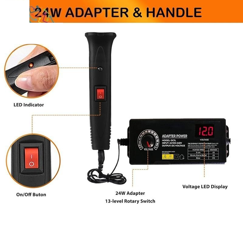 Portable Hot Wire Foam Cutter Kit 4 in 1 Foam Cutting Set with Electric ...