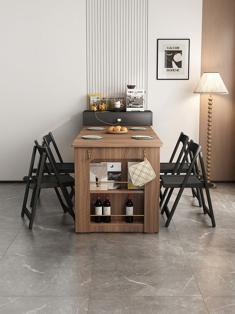 VAVA Italian Minimalist Inverted Table Dining Table Integrated Small ...