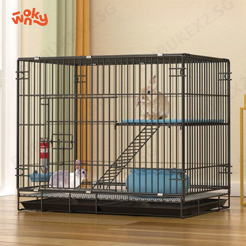 Rabbit Cage Extra Large Rabbit Cage Large Encrypted Cage Foldable ...