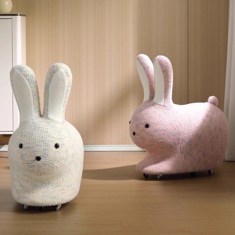 YEZI Adorable Bunny Chair Whimsical Design Soft Texture and Playful ...