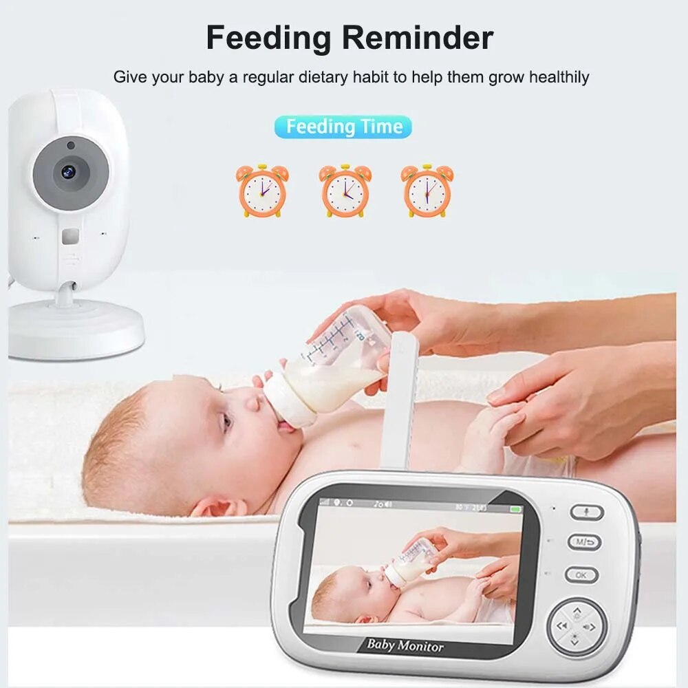 3.5 inch Wireless Video Baby Monitor With Camera Night Vision ...