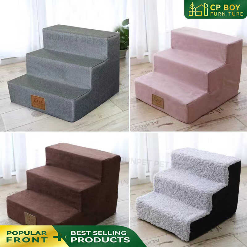 Ssr Pet Stairs Small Pet Steps Removable and Washable Dog Stairs Bed ...