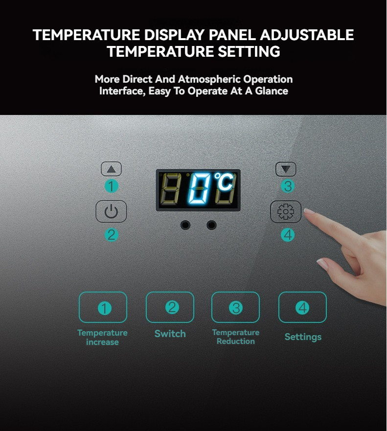 SG 6L/8L/15L/20L Mini Fridge With Led Lights Mirror Skin Care ...