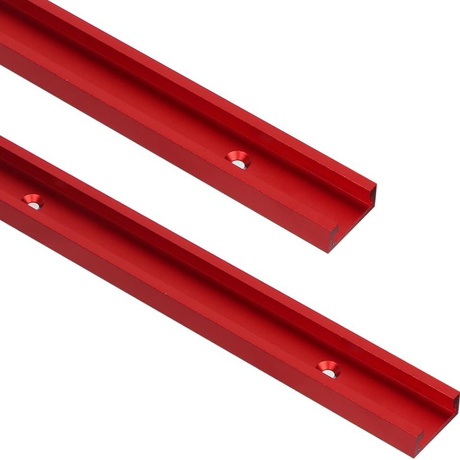 2PCS 800mm Woodworking T-slot Track Woodworking Slide Track Limit Guide ...