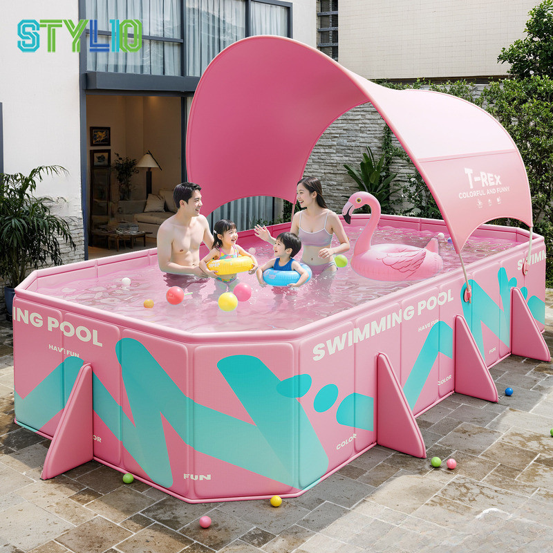 Summer Home Children's Swimming Pool No Need Inflation Foldable ...