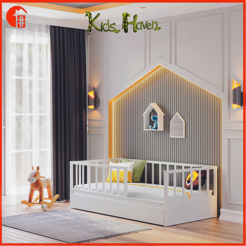 Low Bed with Guard Rail and Pullout Bed Multiple Designs and Sizes ...
