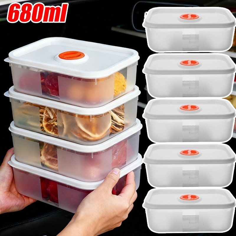 680ml Timer Refrigerator Storage Container - Fresh-keep Storage Box ...