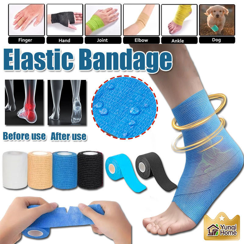 10CM*4.5M Kinesiology Tape Sport Self Adhesive Elastic Bandage First ...