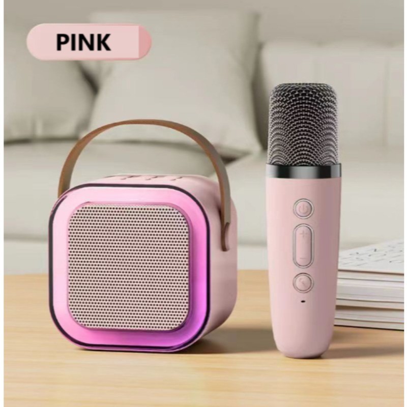Wireless Mini Karaoke Speaker With Karaoke Bluetooth Microphone Home ...
